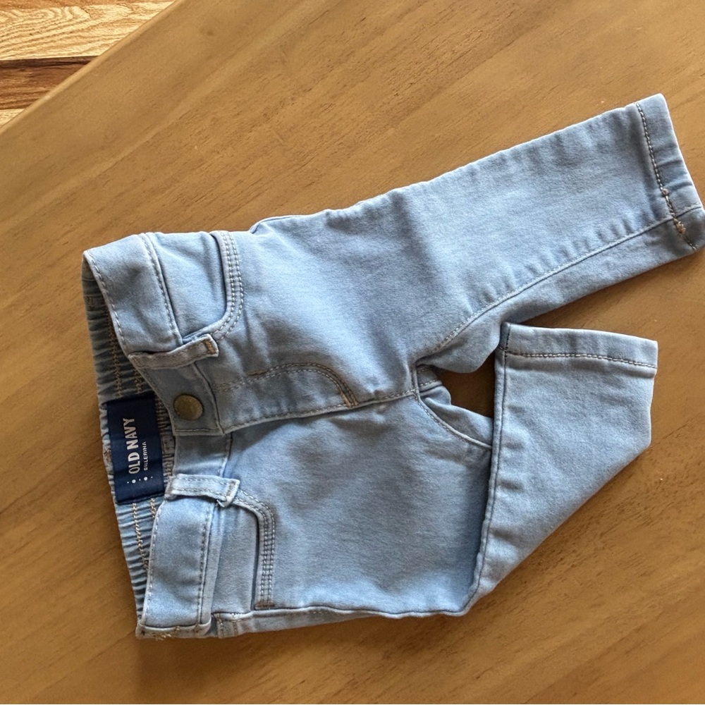 Old Navy Light Wash Baby Denim Ballerina Pants